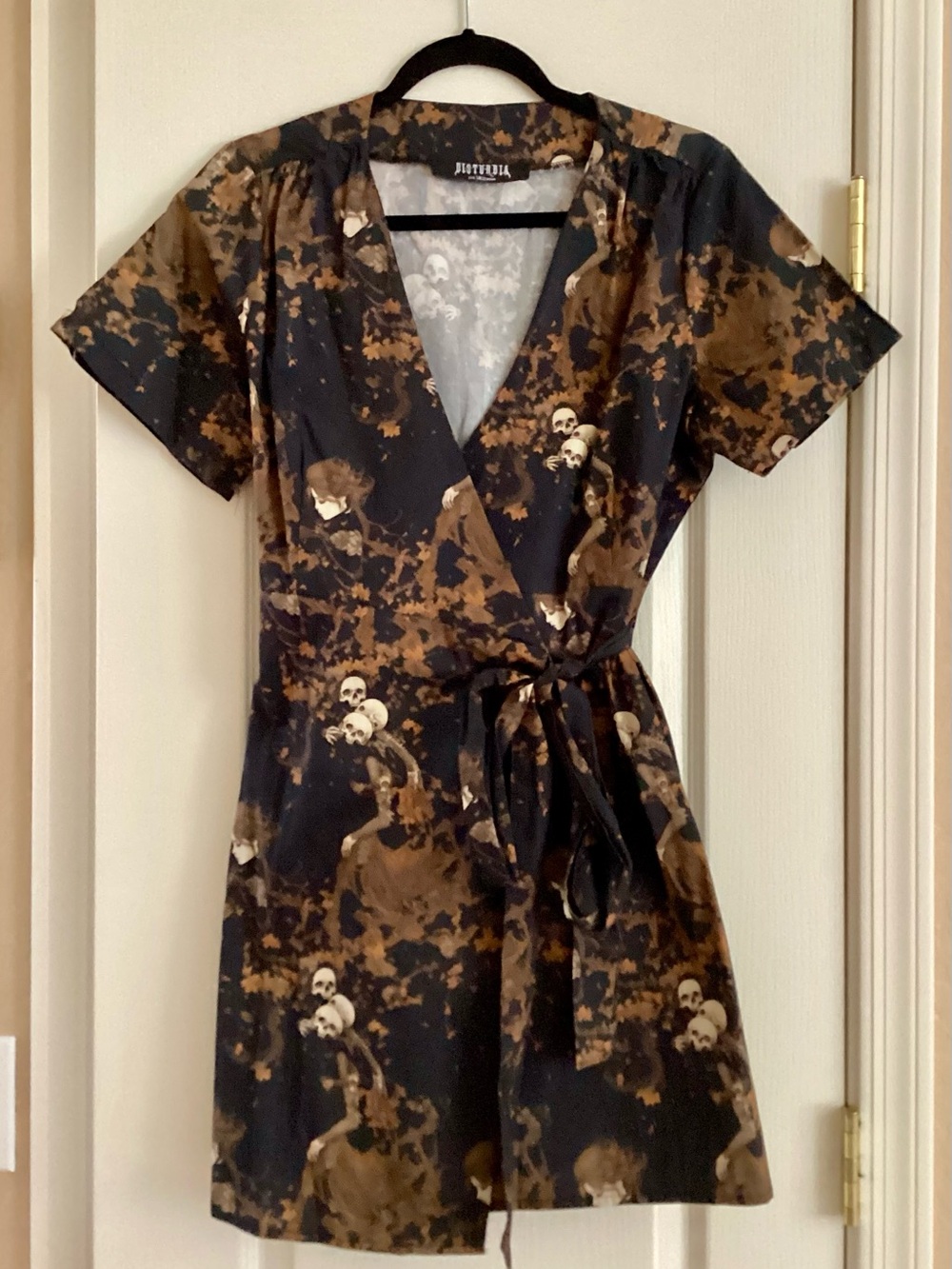 NWOT Disturbia Underworld Mini Wrap Dress US 8 - Picture 5 of 9